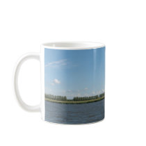 Dutch Polder Landscape Panorama Photo Coffee Mug by hollandshop Dutch Polder Landscape Panorama Photo Coffee Mug