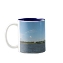 Dutch Polder Landscape Panorama Photo mugs by hollandshop Dutch Polder Landscape Panorama Photo mugs