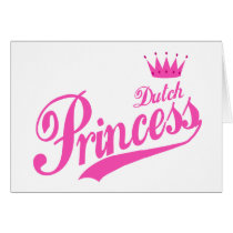 Dutch Princess Greeting Card