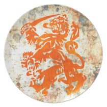 Dutch Republic Lion Plates