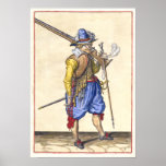 Dutch Rifleman - 17th Century - Poster