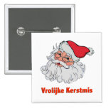 Dutch Santa Claus Pinback Button