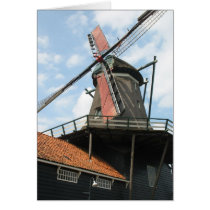 Dutch Saw Windmill in Ylst, Friesland Holland Card by hollandshop Dutch Saw Windmill in Ylst, Friesland Holland Card