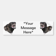 Dutch Shepherd Police Dog bumpersticker Bumper Sticker