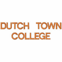 DUTCH TOWN COLLEGE embroidered shirts