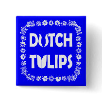 Dutch Tulips buttons