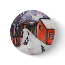 DUTCH VILLAGE WINTER SCENE buttons by sword42 DUTCH VILLAGE WINTER SCENE buttons