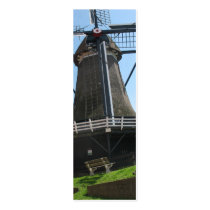 Dutch Windmill & Bench Holland Bookmark business cards