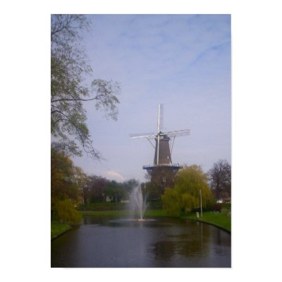 Niederländische Windmühle Poster von SuzeeQ