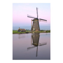 Dutch Windmill Print by emiddelkoop Dutch Windmill Print