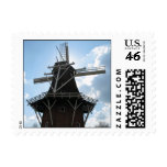 Dutch Windmill Silhouette Holland Postage Stamp