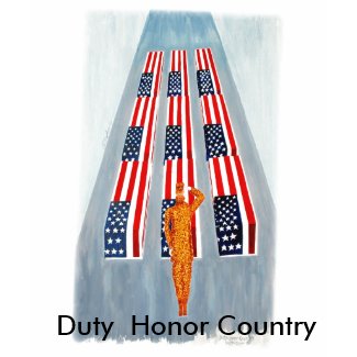 DUTY HONOR COUNTRY America Made Apparel Shirt shirt