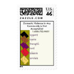 dv logo, Domestic Violence in Any Community is ... Postage Stamps