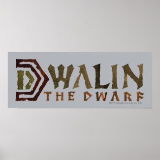 Dwalin Name Poster