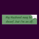 Dwarf and Elf Bumper sticker
