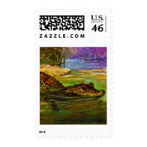 dwarf crocodile postage stamps