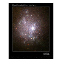 Dwarf Galaxy NGC 1705 Hubble Telescope posters