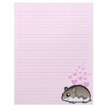 Dwarf Hamster Love Letterhead