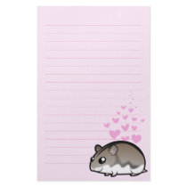 Dwarf Hamster Love Personalized Stationery