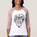 Ladies 3/4 Sleeve Raglan (Fitted)