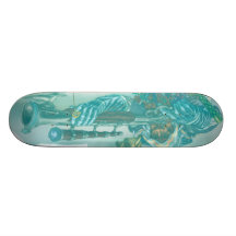 Dwarf Hunter Skate Deck (light blue)