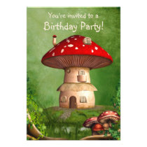 Dwarf Land Kids 3.5x5 Invitation invitations