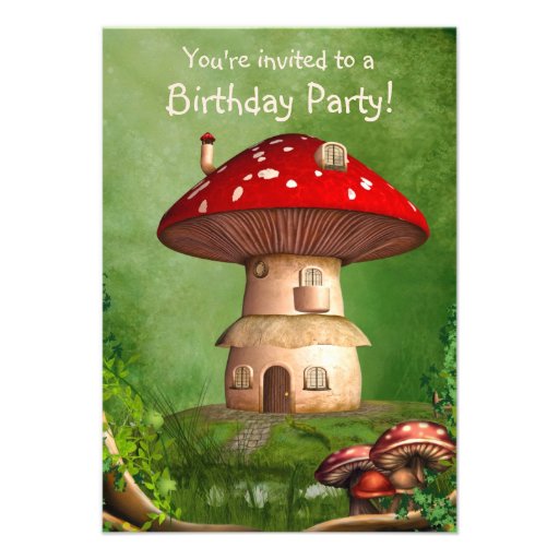 Dwarf Land Kids 3.5x5 Invitation