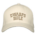Dwarfs Rule Embroidered Hat embroidered hats by WakadyWak Dwarfs Rule Embroidered Hat embroidered hats
