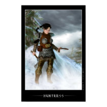 Dwarven Huntress posters