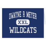 Dwayne R Meyer Wildcats Middle River Falls Greeting Cards