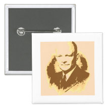 Dwight D Eisenhower Pop Art Buttons