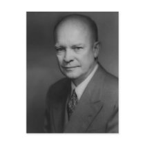 Dwight D. Eiserhower Portrait Postcards