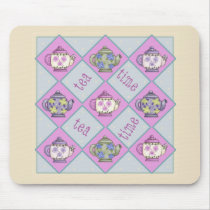 dws-cc-teapotsandcookiejars-10 mousepads by countrykitchen dws-cc-teapotsandcookiejars-10 mousepads