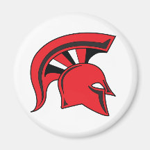 DWS Spartans Round Magnet
