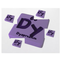 Dy Dysprosium Custom Letterhead