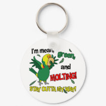 DYH Amazon Molting Keychain by MenagerieMayhem DYH Amazon Molting Keychain