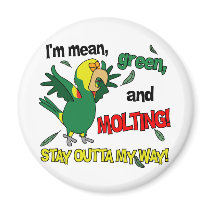 DYH Amazon Molting magnets by MenagerieMayhem DYH Amazon Molting magnets