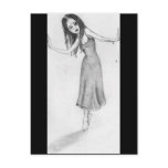Dying in a doorway postcard