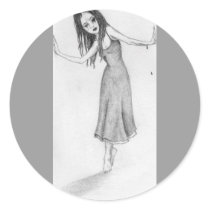 Dying in a doorway sticker