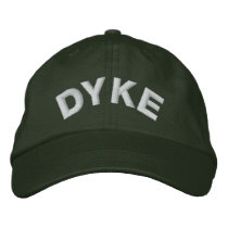 DYKE embroidered hats