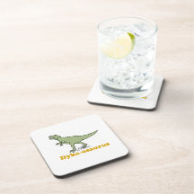 Dyke-osaurus Beverage Coasters