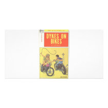 Dykes On Bikes - '60s lesbian pulp novel photo cards