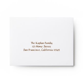 Dylan Max RSVP Envelope Textured Felt Paper envelope