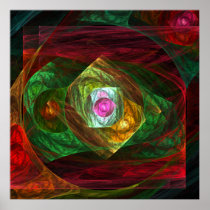 Dynamic Connections Abstract Art Print