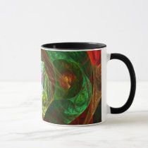 abstract, art, abstracts, coffee, coffee art, fine art, cool, office, color, design, digital art, painting, colorful, fractal, fantasy, nature, Mug with custom graphic design