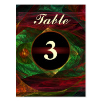 abstract, art, fine art, table, number, modern, cool, wedding, party, postcard, Postcard with custom graphic design