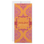 Dynamic Damask Pink, Orange and Red