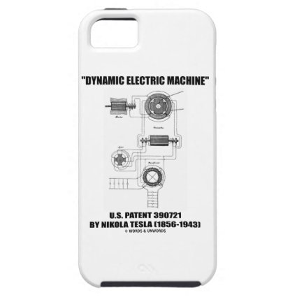 Dynamic Electric Machine US Patent by Nikola Tesla iPhone 5 Case