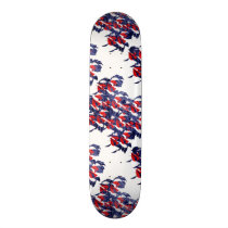 Dynamic Red and Blue skateboards