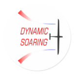 DYNAMIC SOARING ROUND STICKER